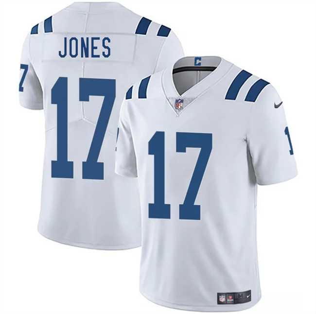 Men & Women & Youth Indianapolis Colts #17 Daniel Jones White 2025 Vapor Limited Stitched Jersey,We sell and wholesale Men & Women & Youth Indianapolis Colts #17 Daniel Jones White 2025 Vapor Limited Stitched Jersey on line form chian!